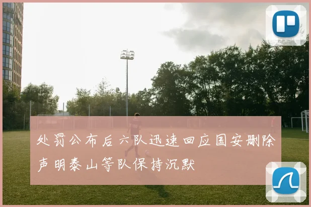 处罚公布后六队迅速回应国安删除声明泰山等队保持沉默